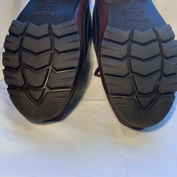 Rockport Vintage Leather Gore Tex Vibram Oxford Shoes Size 12 Brown & Green - Picture 9 of 12